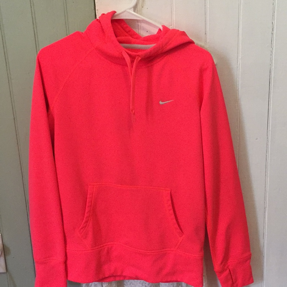 Pink nike pullover